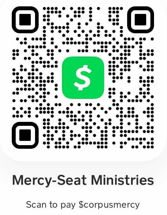 Mercy Seat Ministries Cash App QR Code